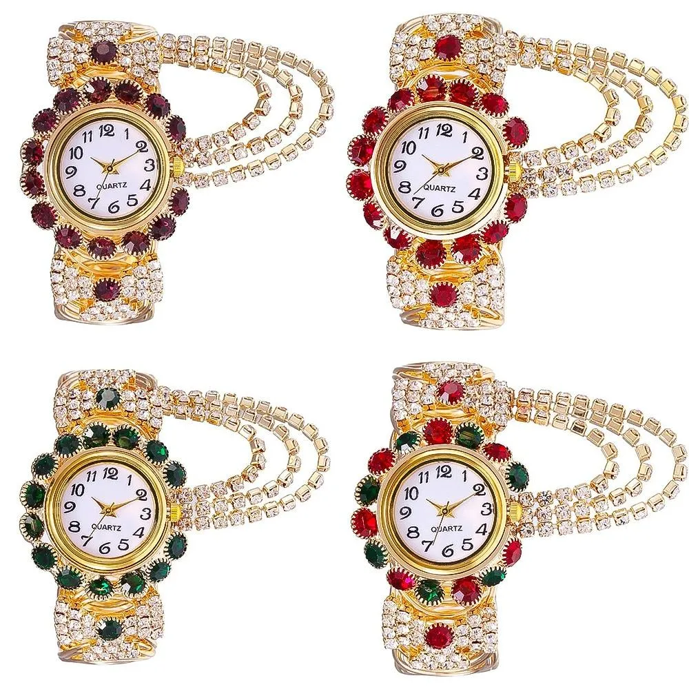 Luxury Fashion Women's Rhinestones Relogio Bracelet Wrist Watches