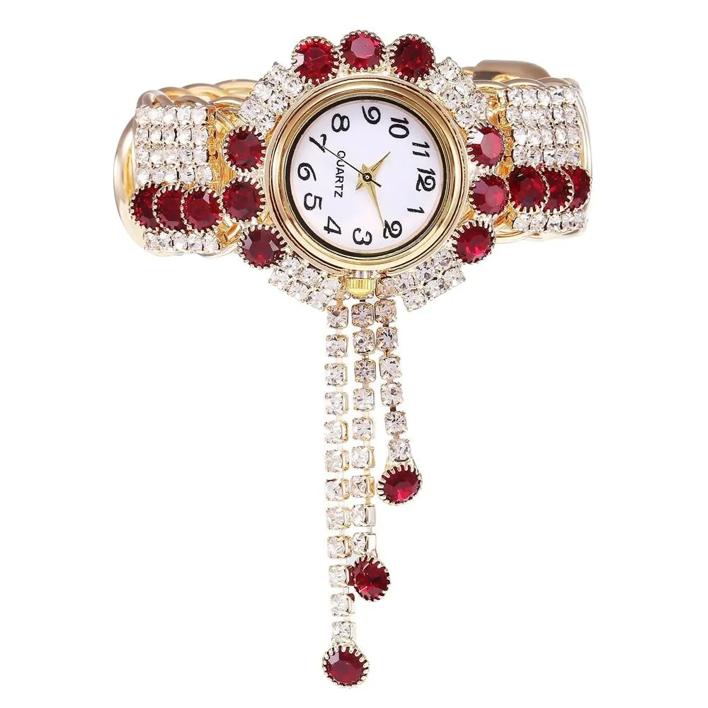 Luxury Fashion Women's Rhinestones Relogio Bracelet Wrist Watches