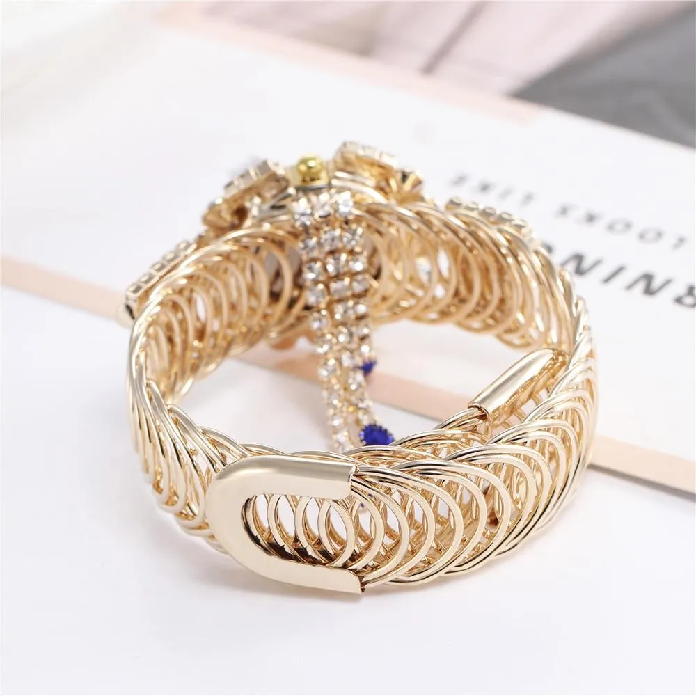 Luxury Fashion Women's Rhinestones Relogio Bracelet Wrist Watches