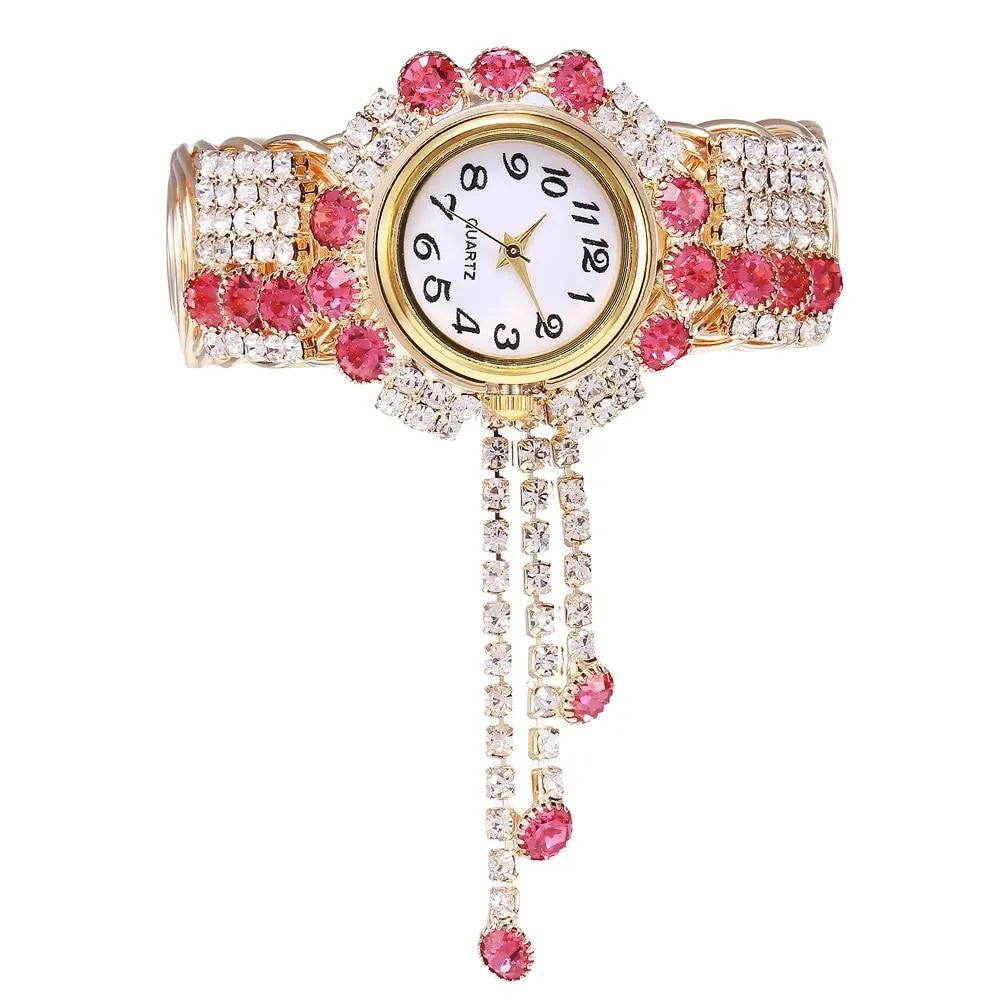 Luxury Fashion Women's Rhinestones Relogio Bracelet Wrist Watches