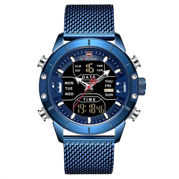 Luxury Leather Waterproof Quartz Wristwatches Military Sport Men’s Watches