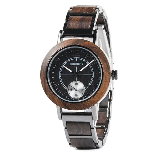 Luxury Wood Watches Men and Women Quartz No Waterproof Wristwatches