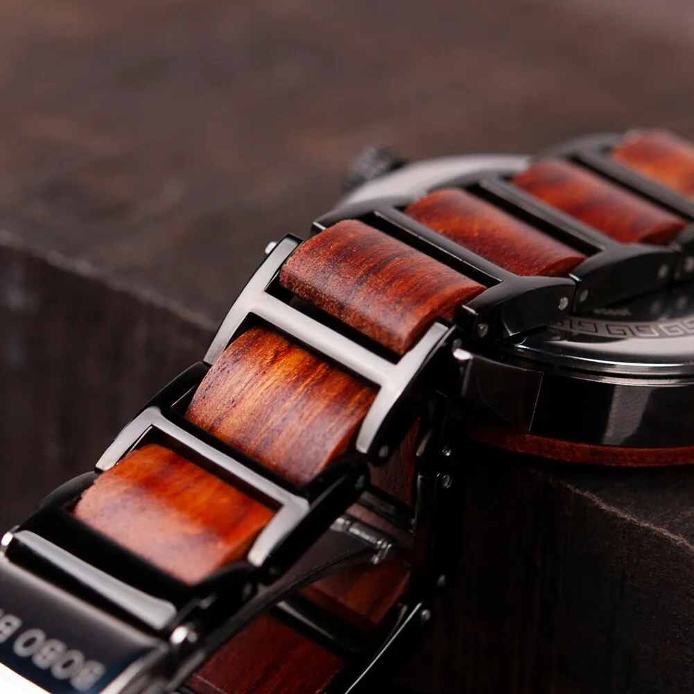 Luxury Wood Watches Men and Women Quartz No Waterproof Wristwatches