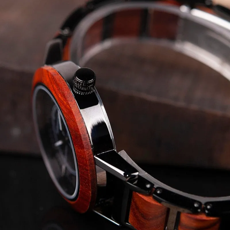 Luxury Wood Watches Men and Women Quartz No Waterproof Wristwatches