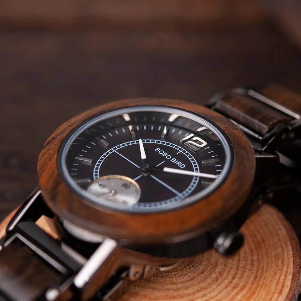 Luxury Wood Watches Men and Women Quartz No Waterproof Wristwatches