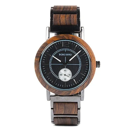 Luxury Wood Watches Men and Women Quartz No Waterproof Wristwatches