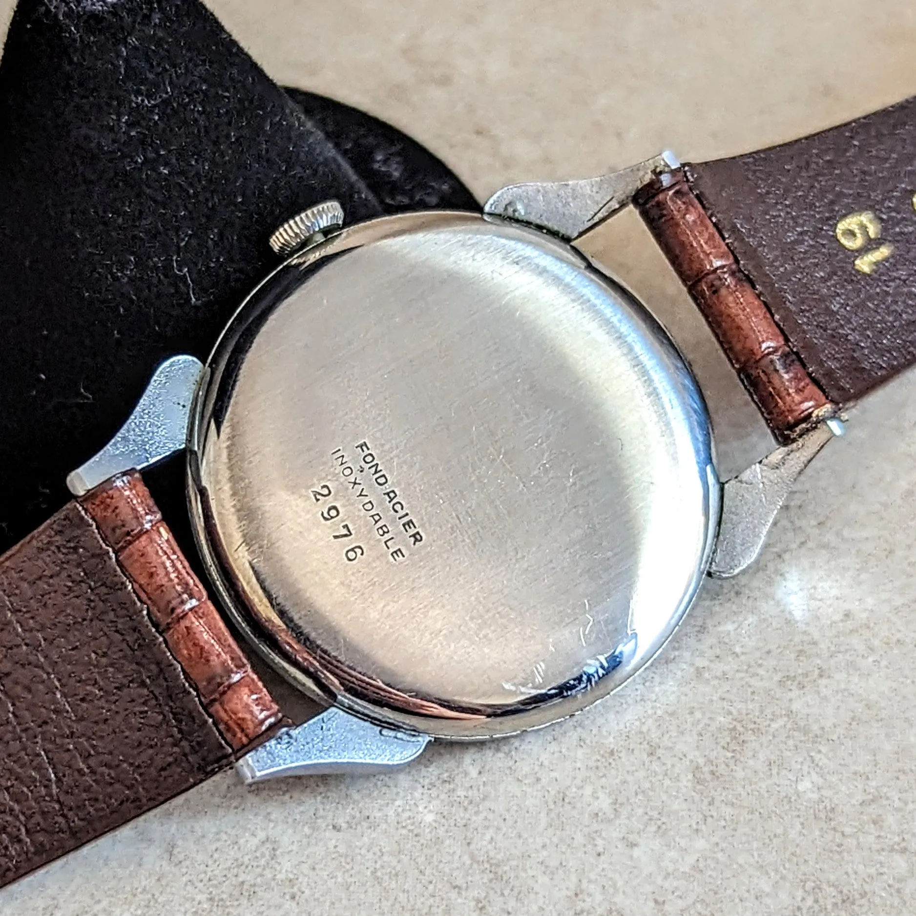 MAPPIN & WEBB 1940s Wristwatch by Parker Watch Co. 17 Jewels Cal. 11TS Swiss Made Watch
