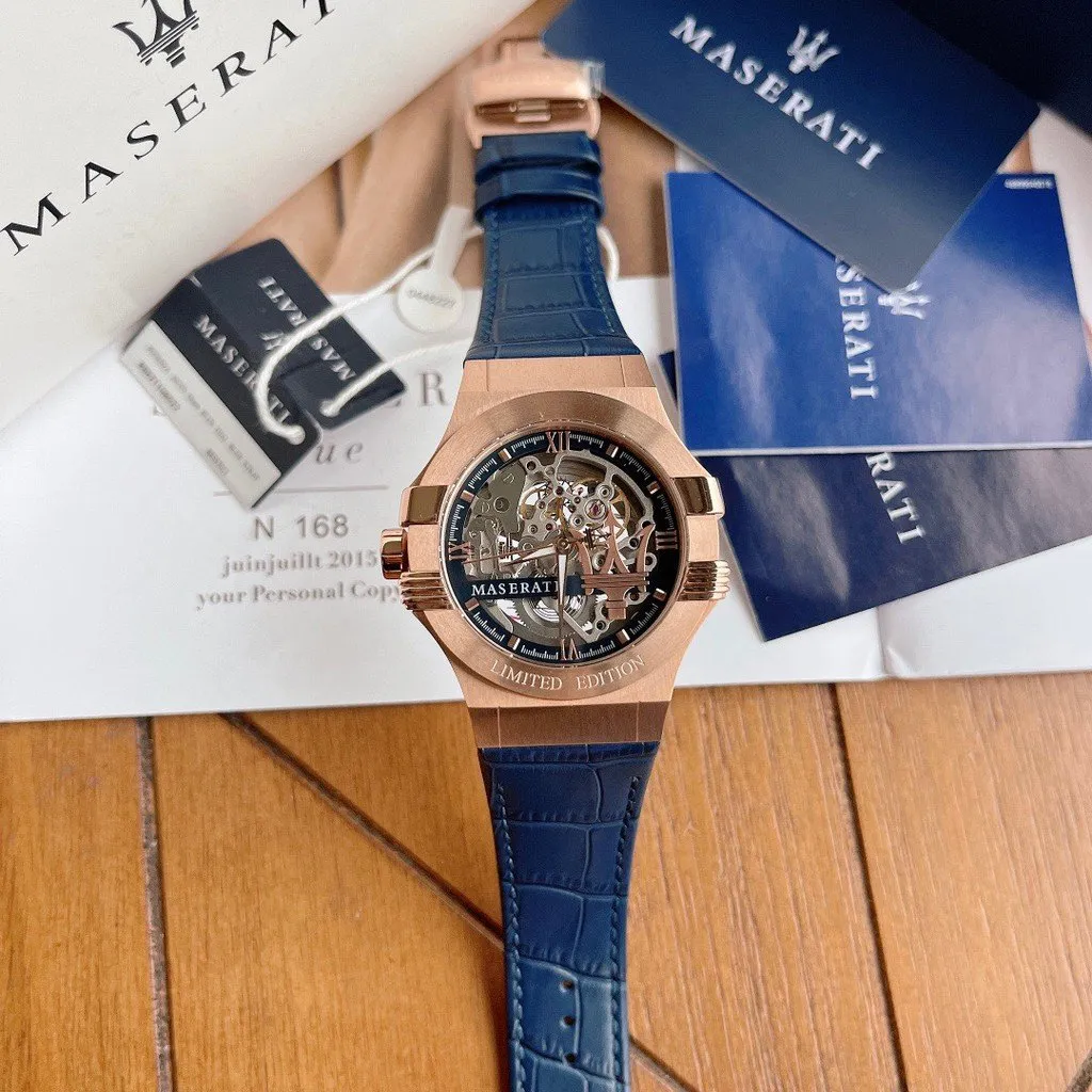 Maserati Watch Automatic Skeleton Rose-Gold Men's Watch R8821108022