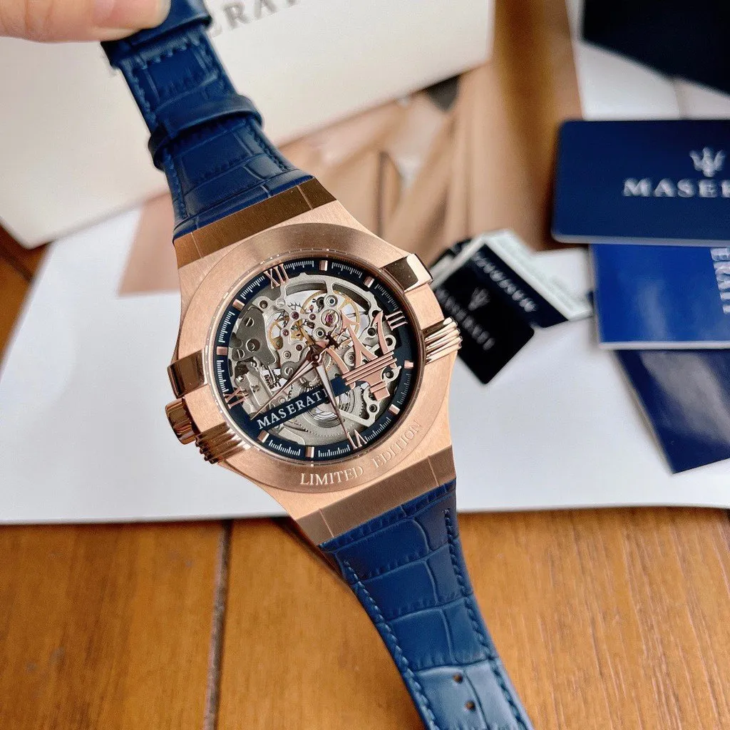 Maserati Watch Automatic Skeleton Rose-Gold Men's Watch R8821108022