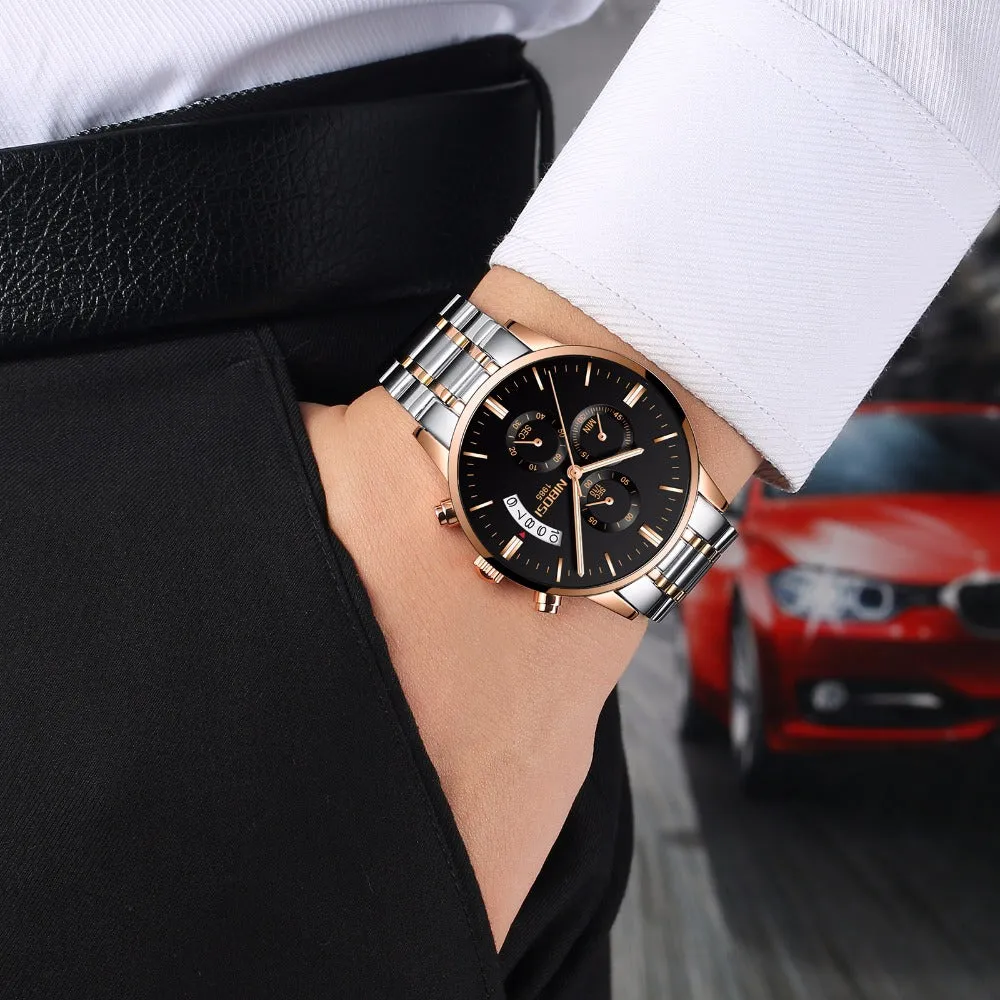 Men Fashion Casual Military Quartz Wristwatches