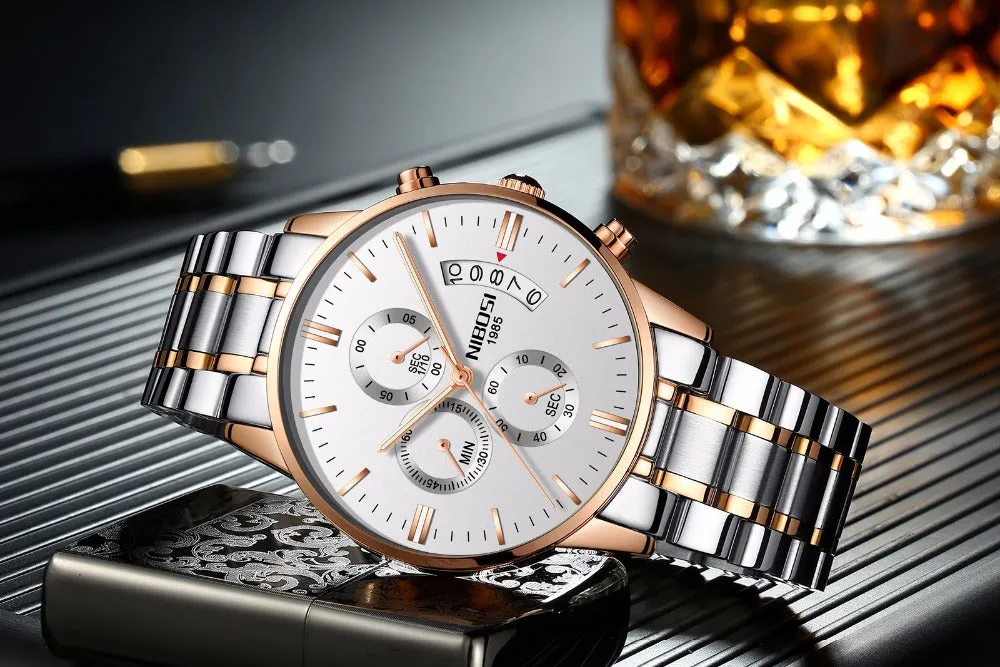 Men Fashion Casual Military Quartz Wristwatches