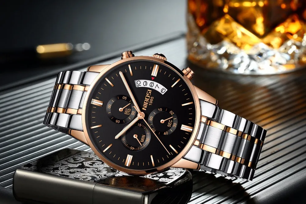 Men Fashion Casual Military Quartz Wristwatches