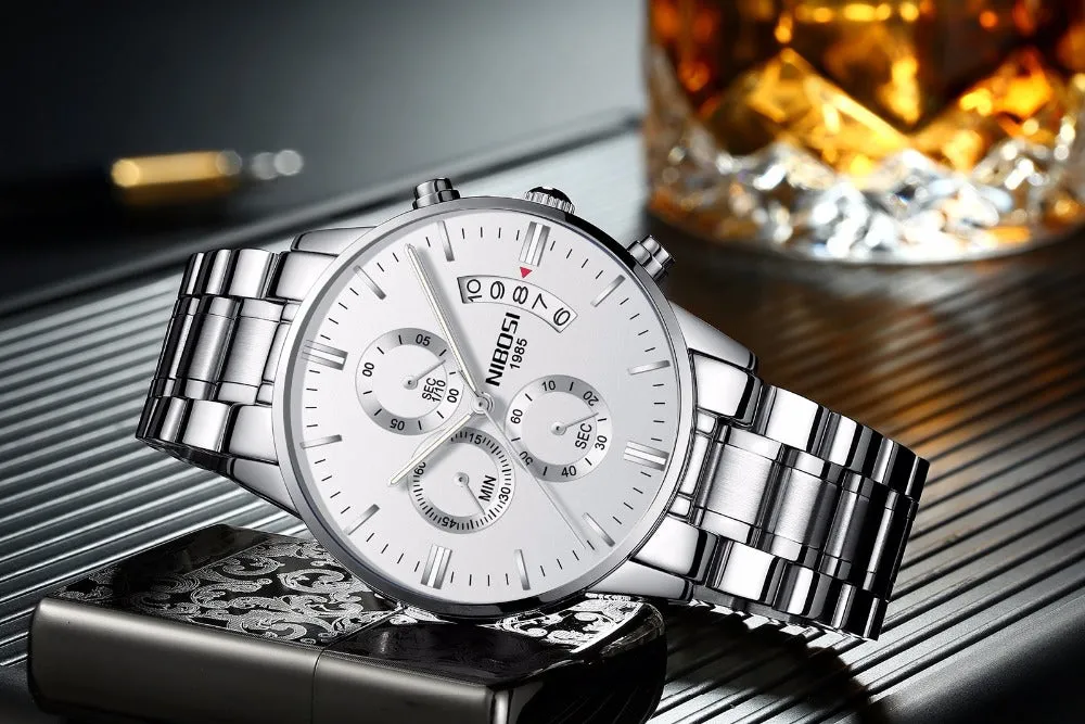Men Fashion Casual Military Quartz Wristwatches