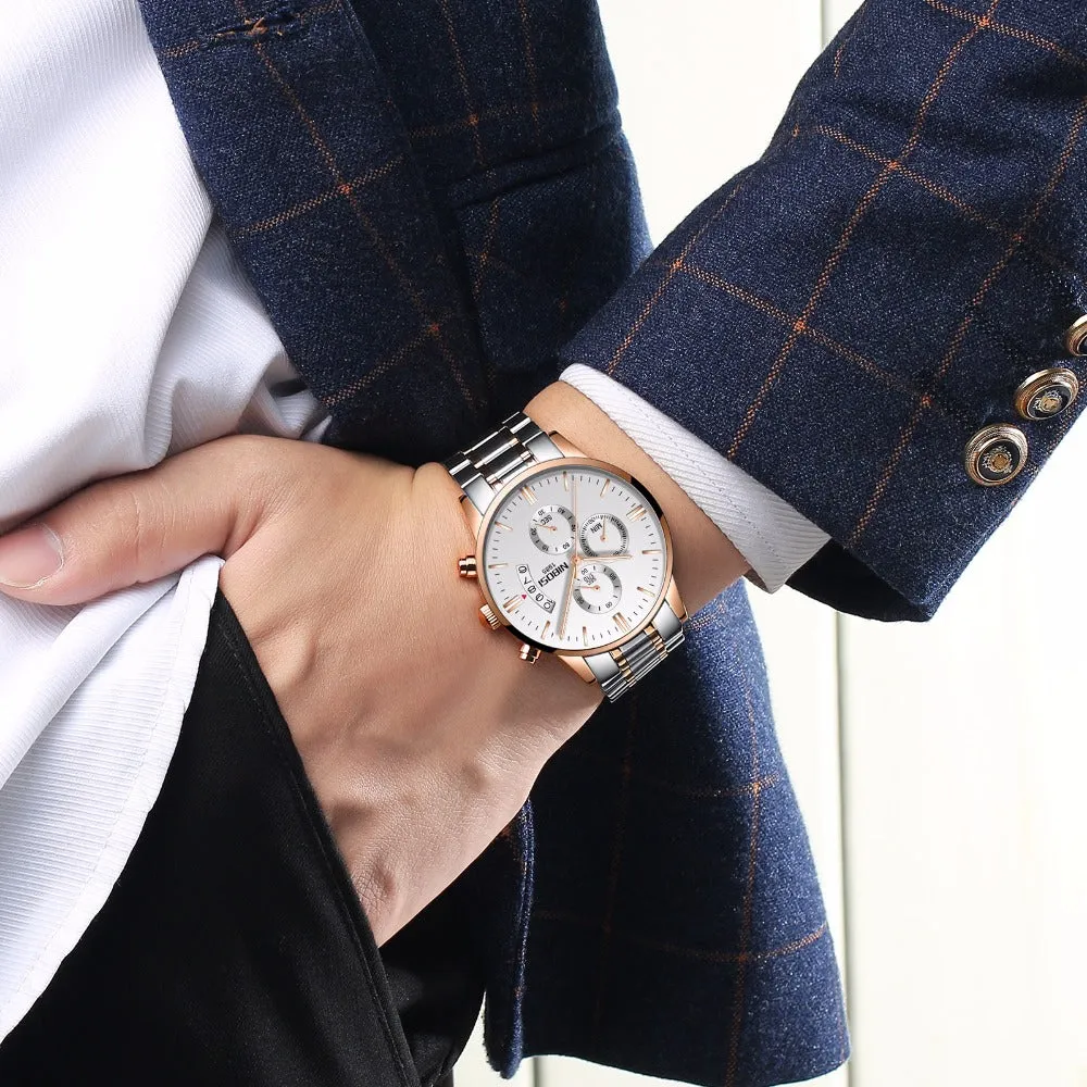 Men Fashion Casual Military Quartz Wristwatches