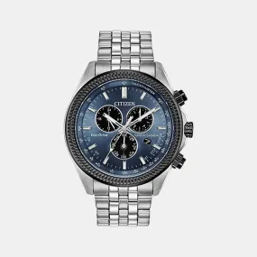 Men's Blue Stainless Steel Chronograph Watch BL5568-54L