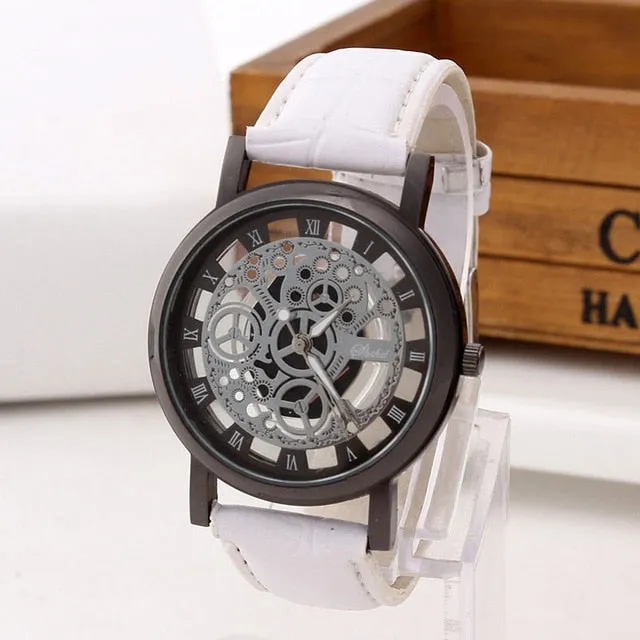 Men's Skeleton Wrist Watch