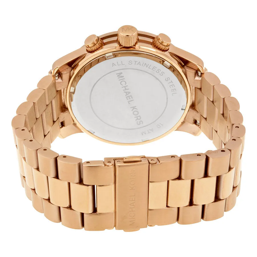 Michael Kors Runway Chronograph Rose Gold-tone Men's Watch MK8096