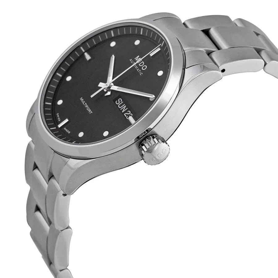 Mido Multifort Automatic Black Dial Men's Watch M0058301105100 M005.830.11.051.00