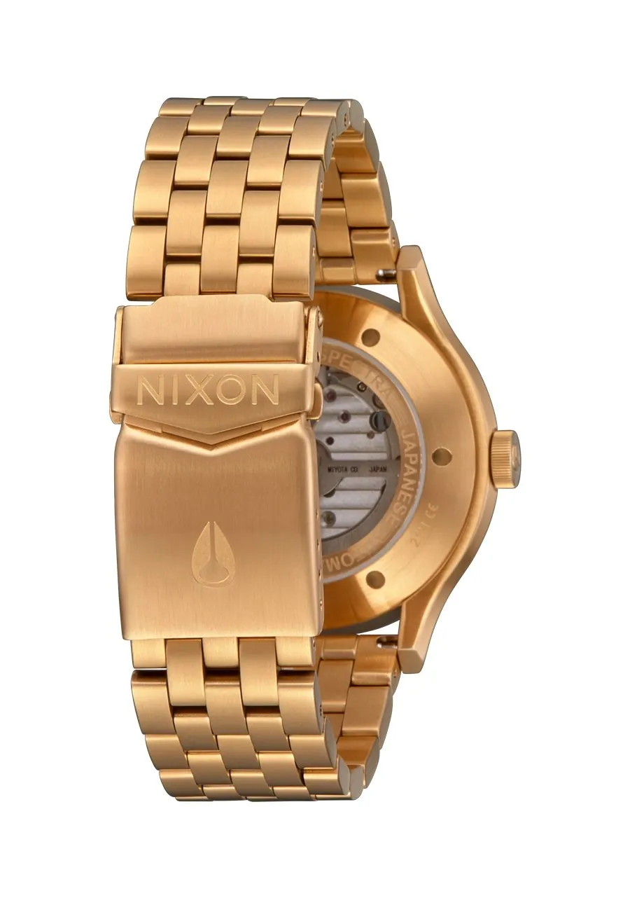 Nixon "Spectra" Automatic Watch in Gold