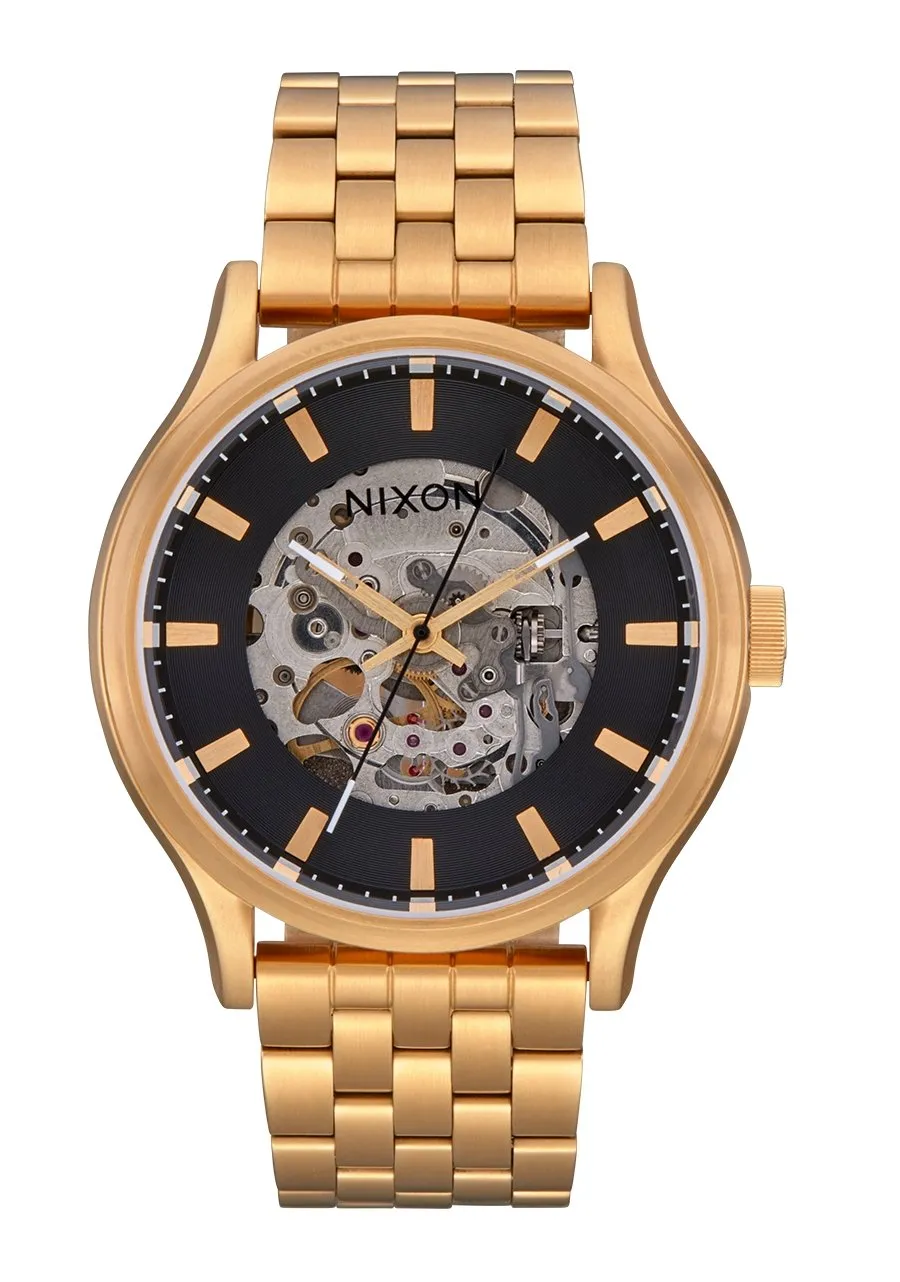 Nixon "Spectra" Automatic Watch in Gold