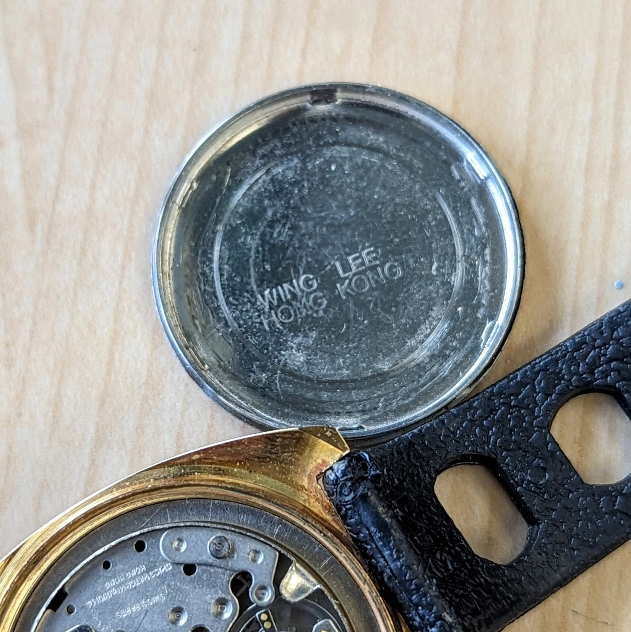 NOS Vintage Erotic Mechanical Watch "TIME TO F--K" Cushion Case Wristwatch