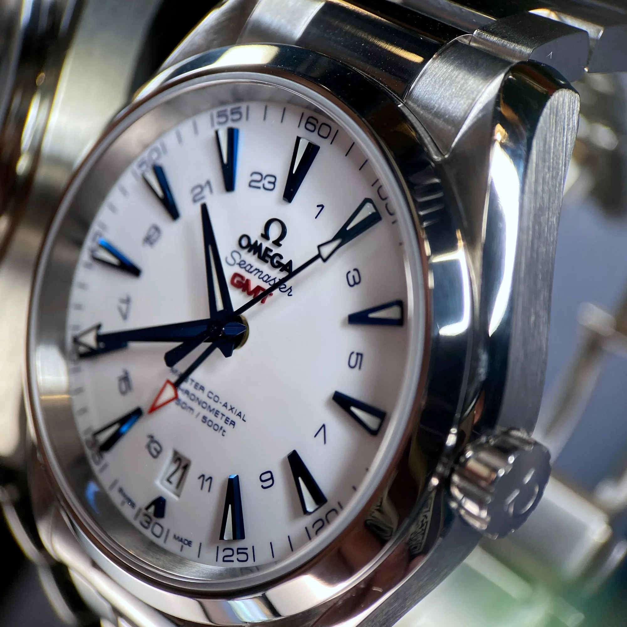 Omega - Aqua Terra GMT