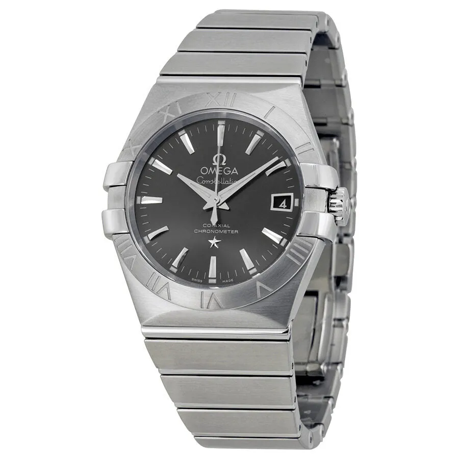 Omega Constellation Automatic Grey Dial Stainless Steel Men's Watch 123.10.35.20.06.001