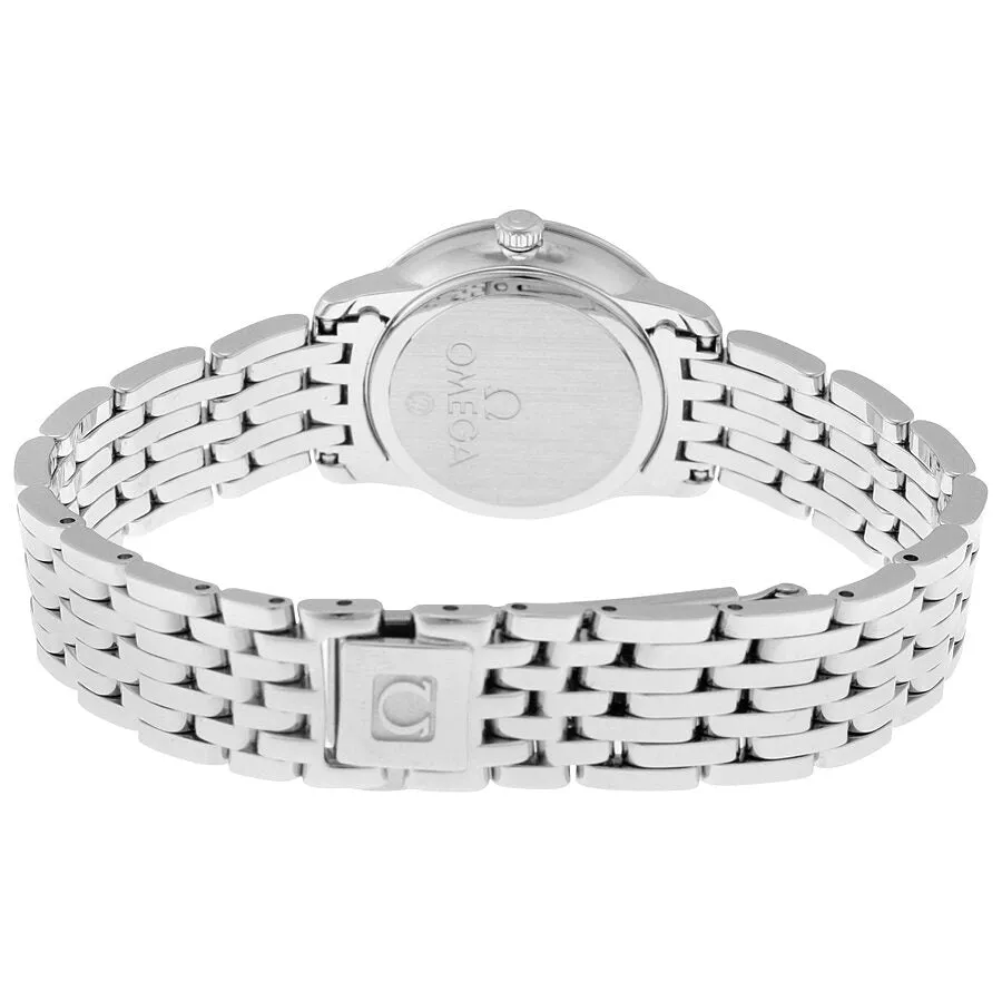 Omega De Ville Prestige Mother of Pearl Dial Stainless Steel Quartz Ladies Watch 424.15.24.60.55.001