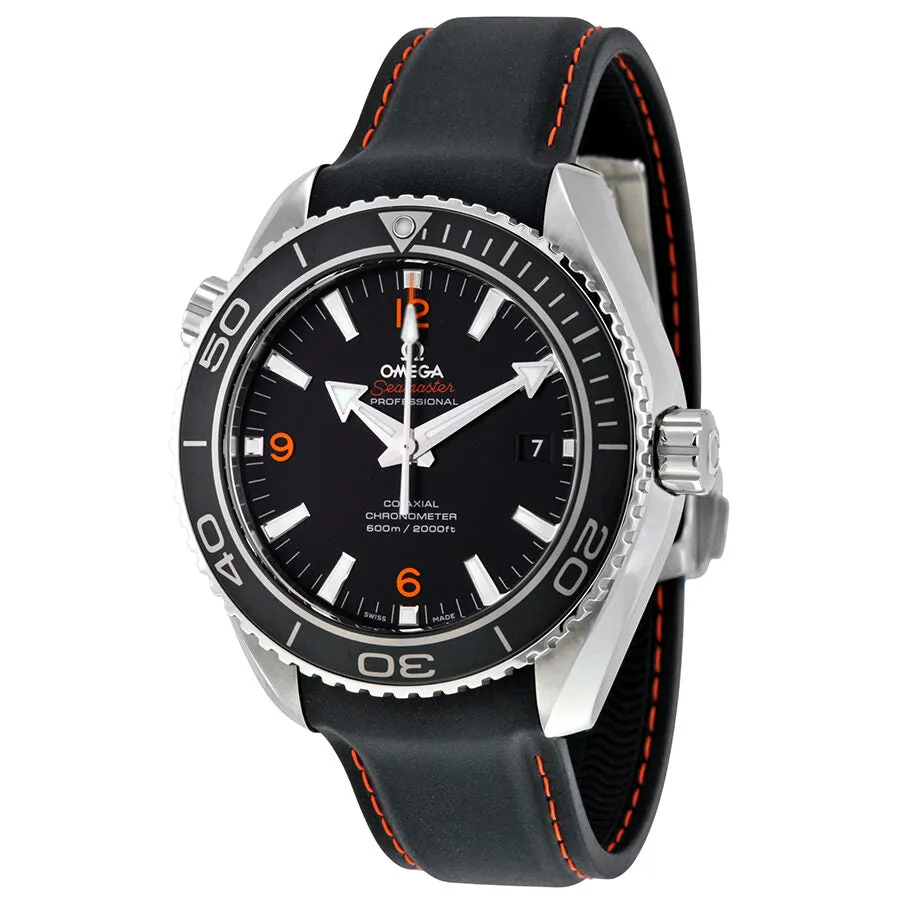Omega Seamaster Planet Ocean Black Rubber Men's Watch 23232462101005 232.32.46.21.01.005