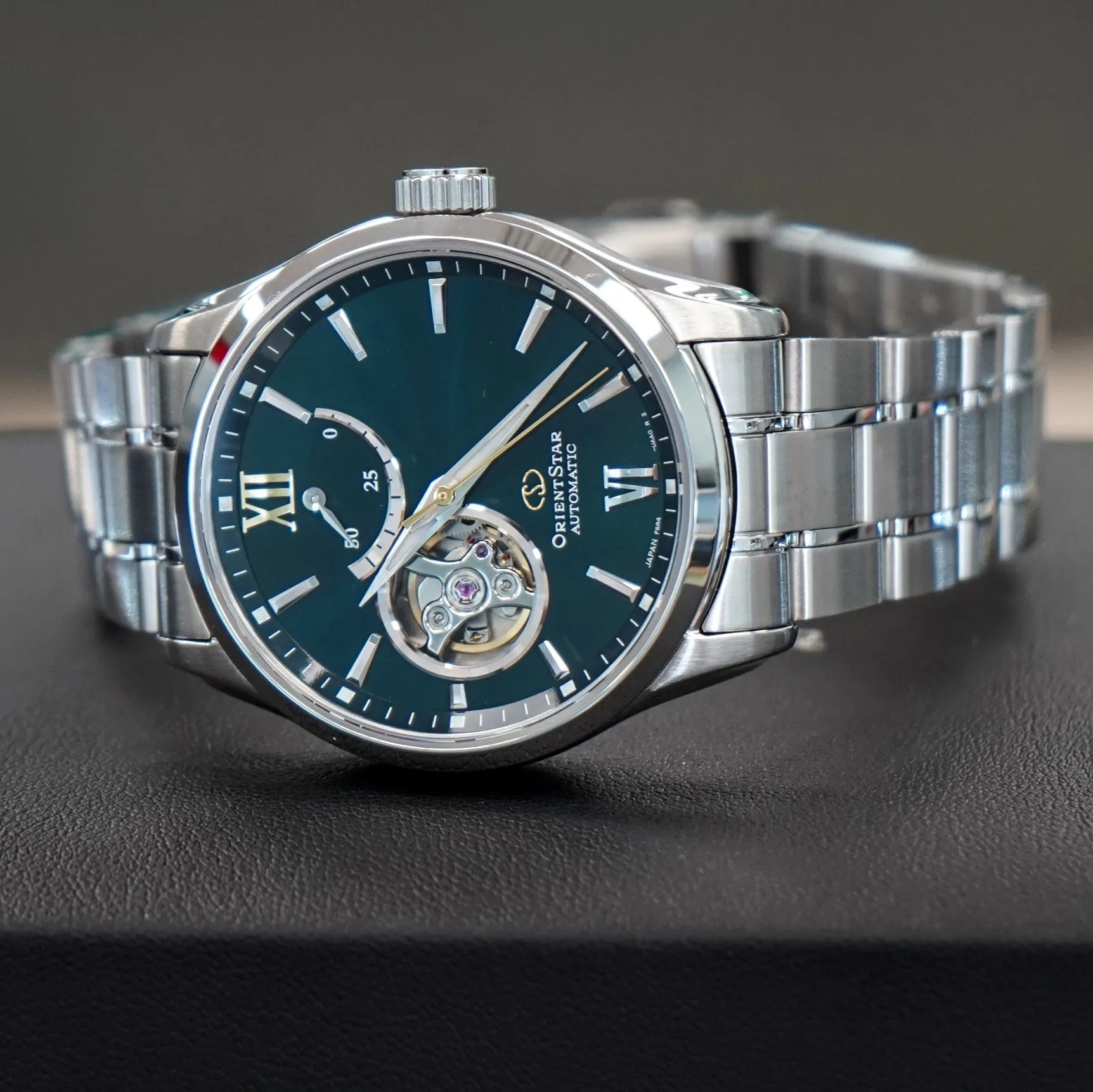 ORIENT STAR Semi Skeleton Automatic Watch RK-AT0003E Dark Green Dial - ALL ORIGINAL!