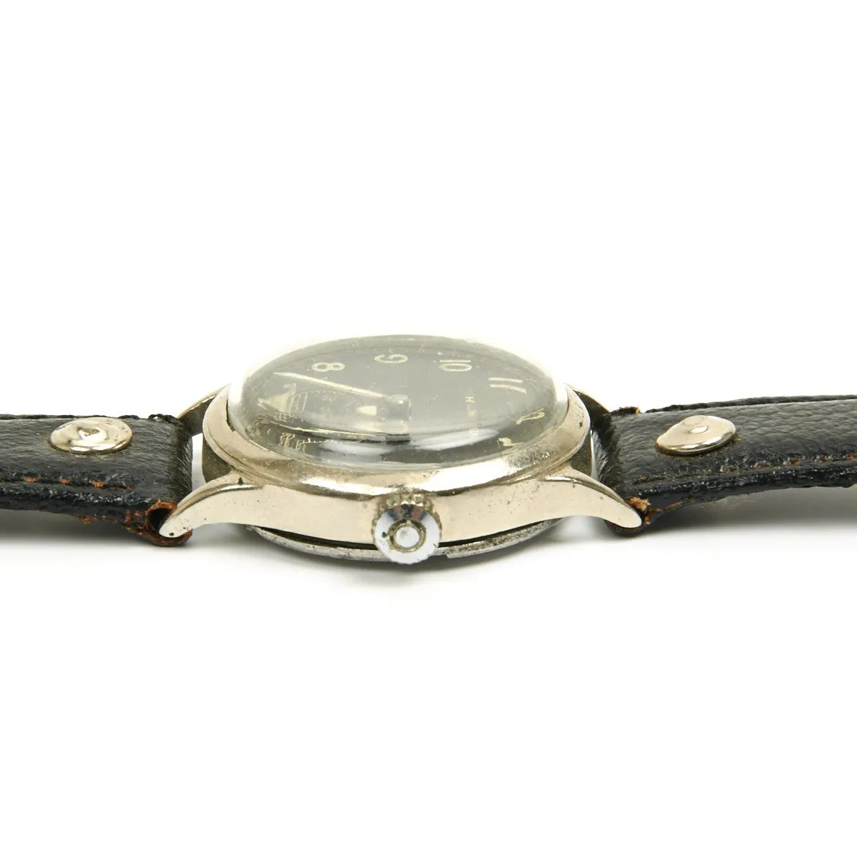 Original German WWII Wehrmacht D-H Watch by Helma - Fully Functional