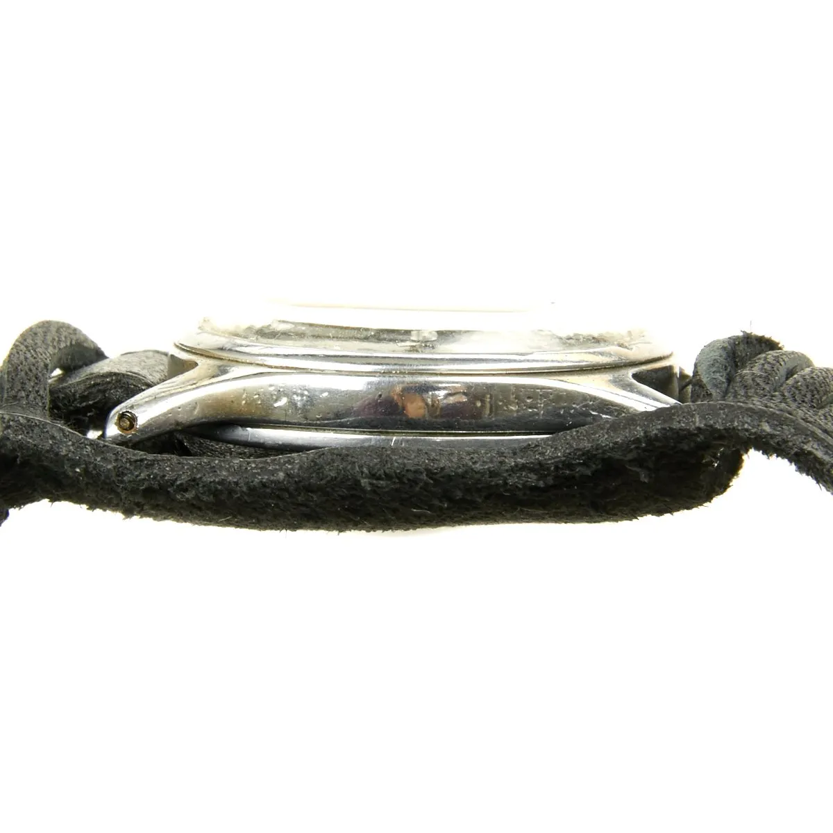 Original German WWII Wehrmacht D-H Waterproof Wrist Watch by Silvana - Fully Functional