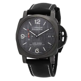 Panerai Luminor Luna Rossa GMT Automatic Grey Dial Men's Watch PAM01036