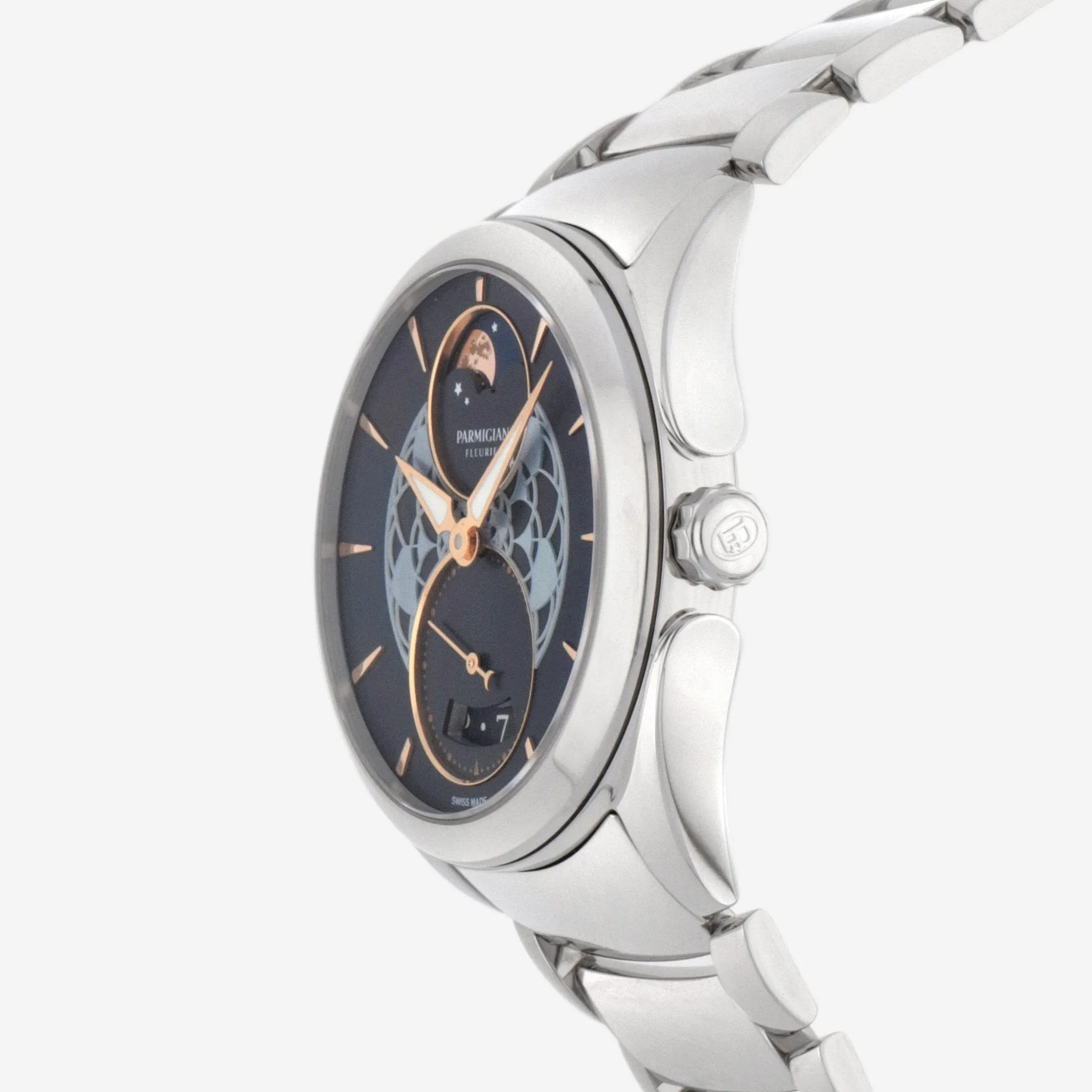 Parmigiani Fleurier Tonda Métropolitaine Stainless Steel Automatic Ladies Watch PFC283-0002500-B00002