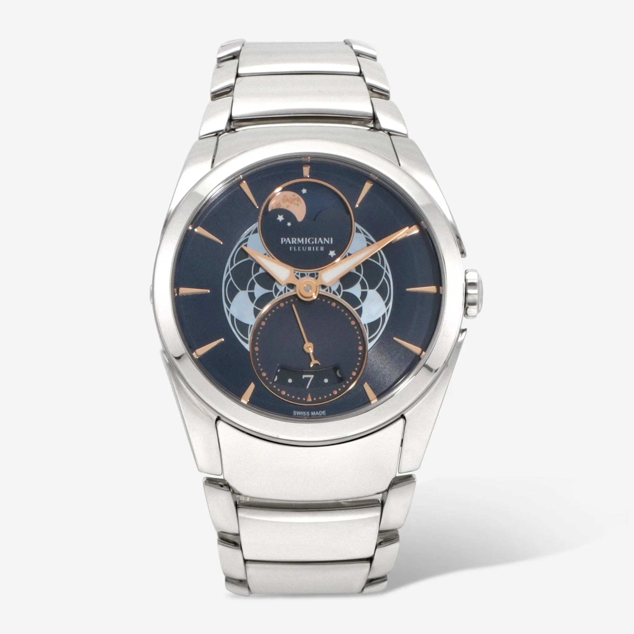 Parmigiani Fleurier Tonda Métropolitaine Stainless Steel Automatic Ladies Watch PFC283-0002500-B00002