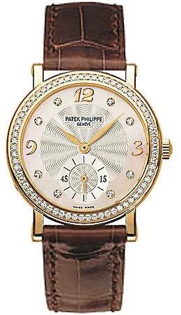 Patek Philippe Calatrava 18kt Yellow Gold Diamond Ladies Watch 4959J
