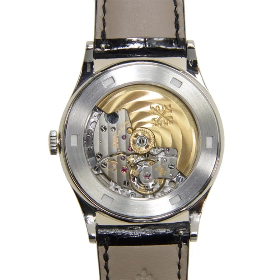 Patek Philippe Calatrava Automatic Diamond Black Dial Unisex Watch 5298P-012