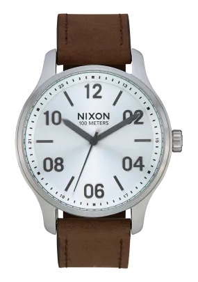 Patrol Leather - Silver / Brown