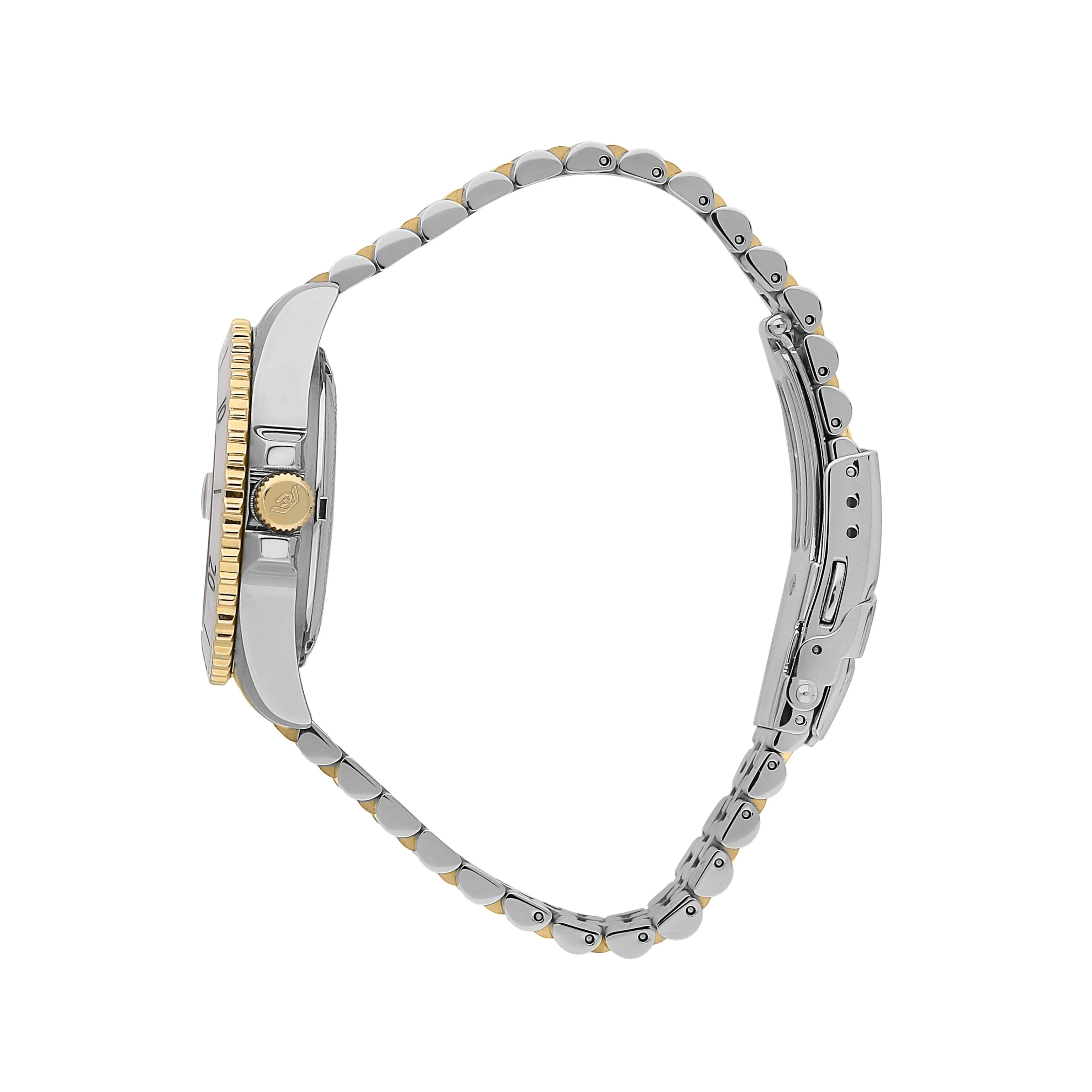 Philip Caribe Diving Two Tone Ladies Automatic Watch
