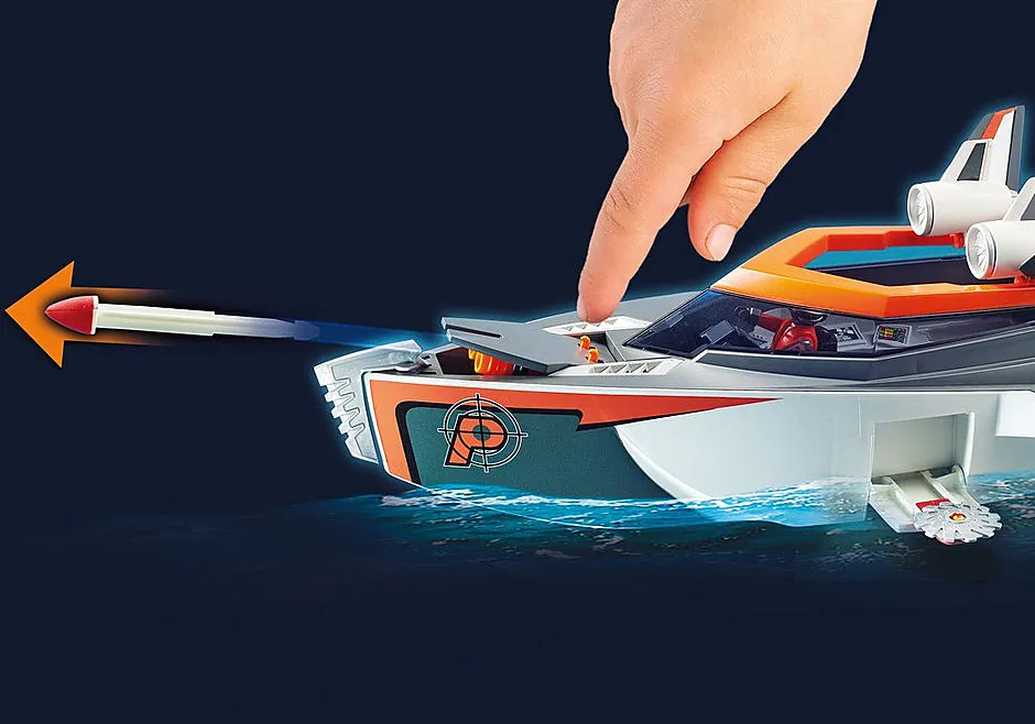 Playmobil Top Agents SPY TEAM Turboship
