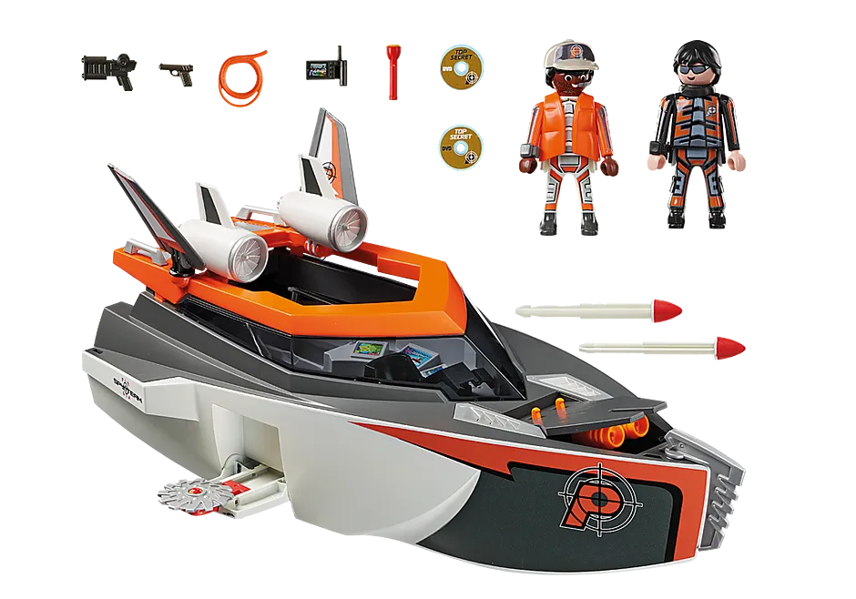 Playmobil Top Agents SPY TEAM Turboship