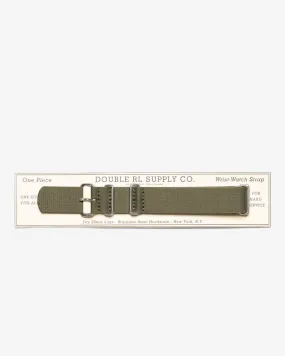 POLYESTER NATO WATCH STRAP OLIVE DRAB