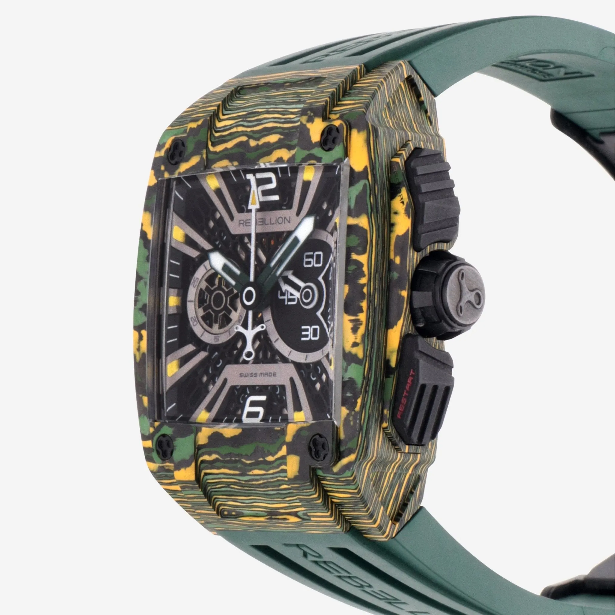 Rebellion Re-Volt Toxic Storm Carbon Manual Wind Men's Watch RB.REV.CH.CA.TXS