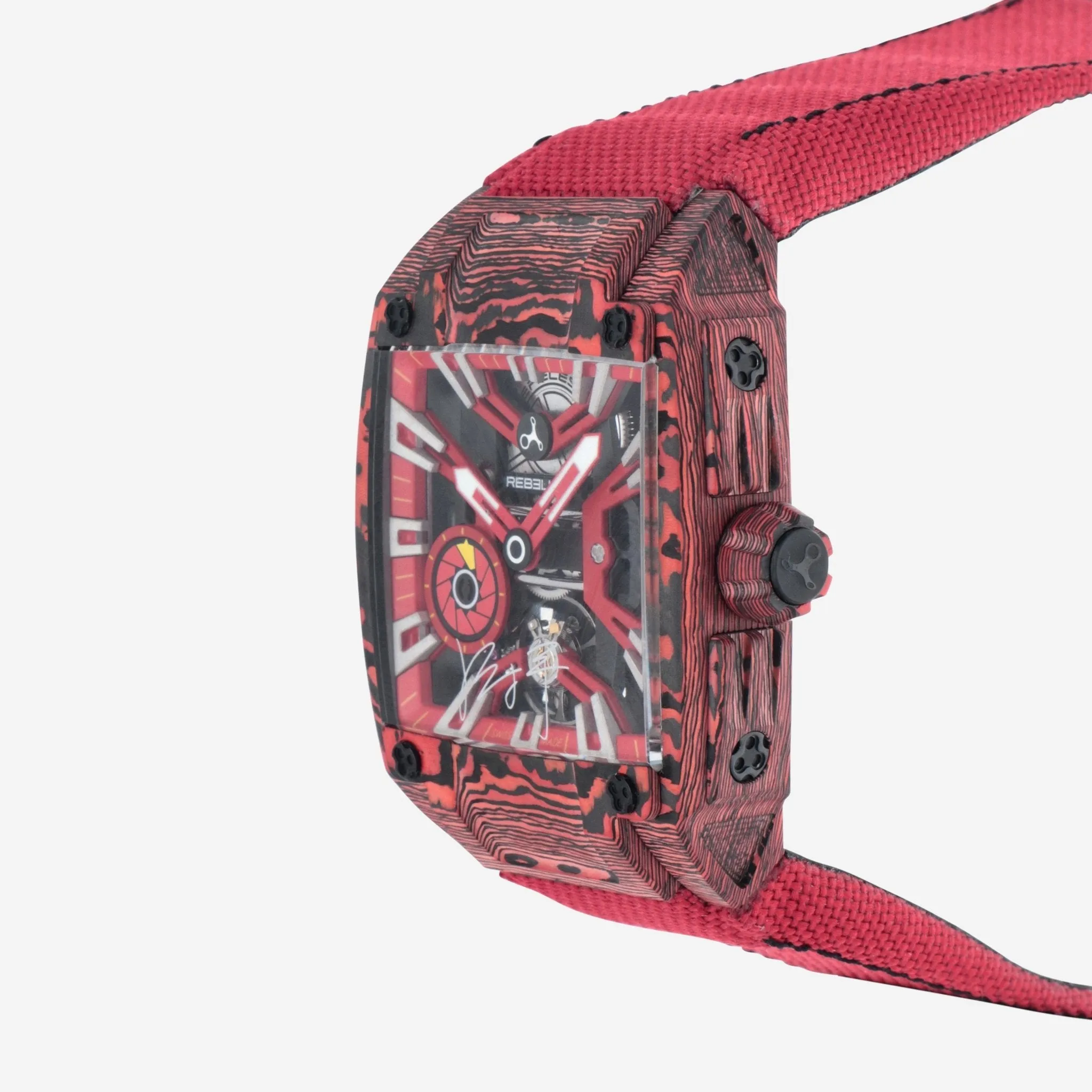 Rebellion Re-Volt Zhou Guanyu Manual Wind Men's Watch RB.REV.3H.CA.GZH
