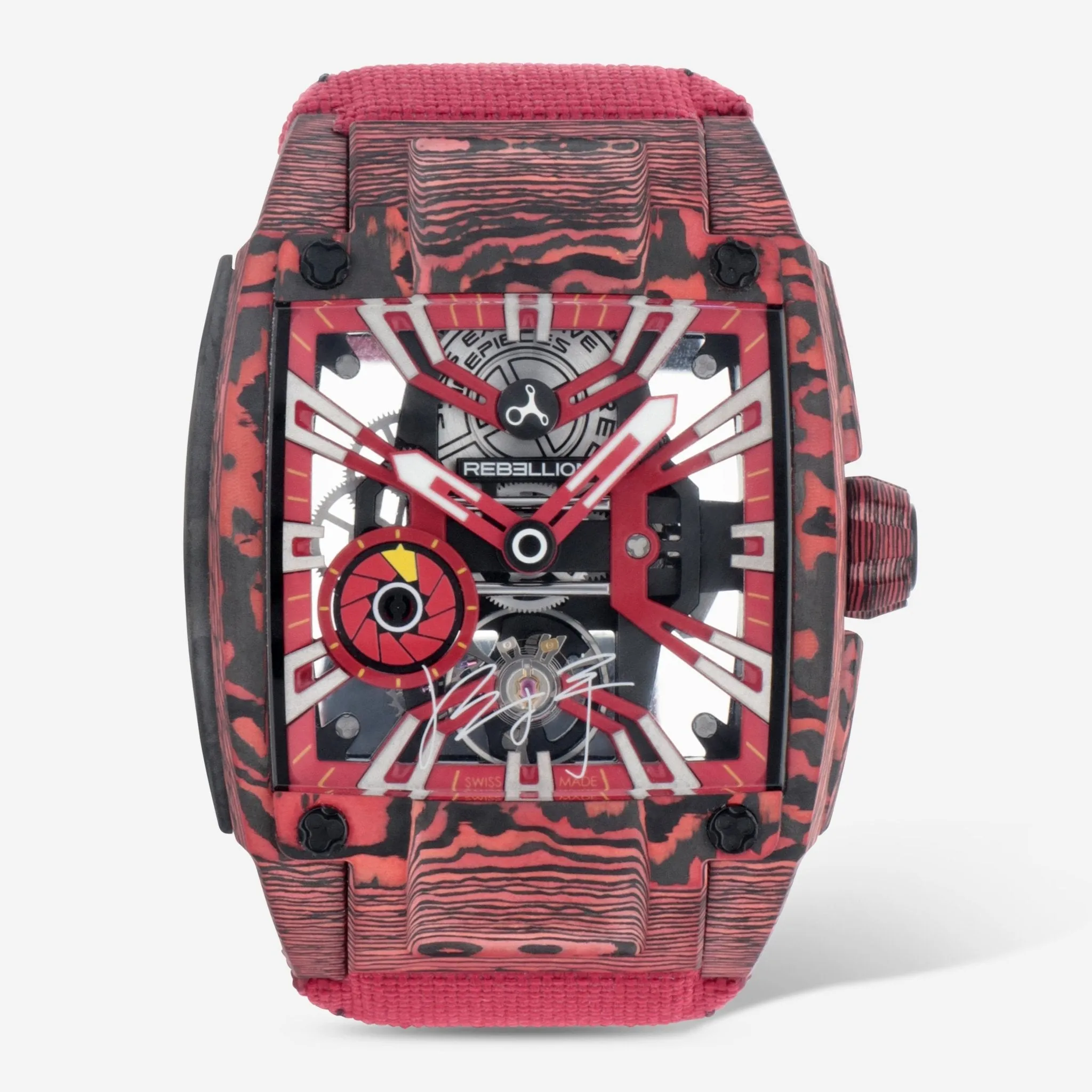 Rebellion Re-Volt Zhou Guanyu Manual Wind Men's Watch RB.REV.3H.CA.GZH