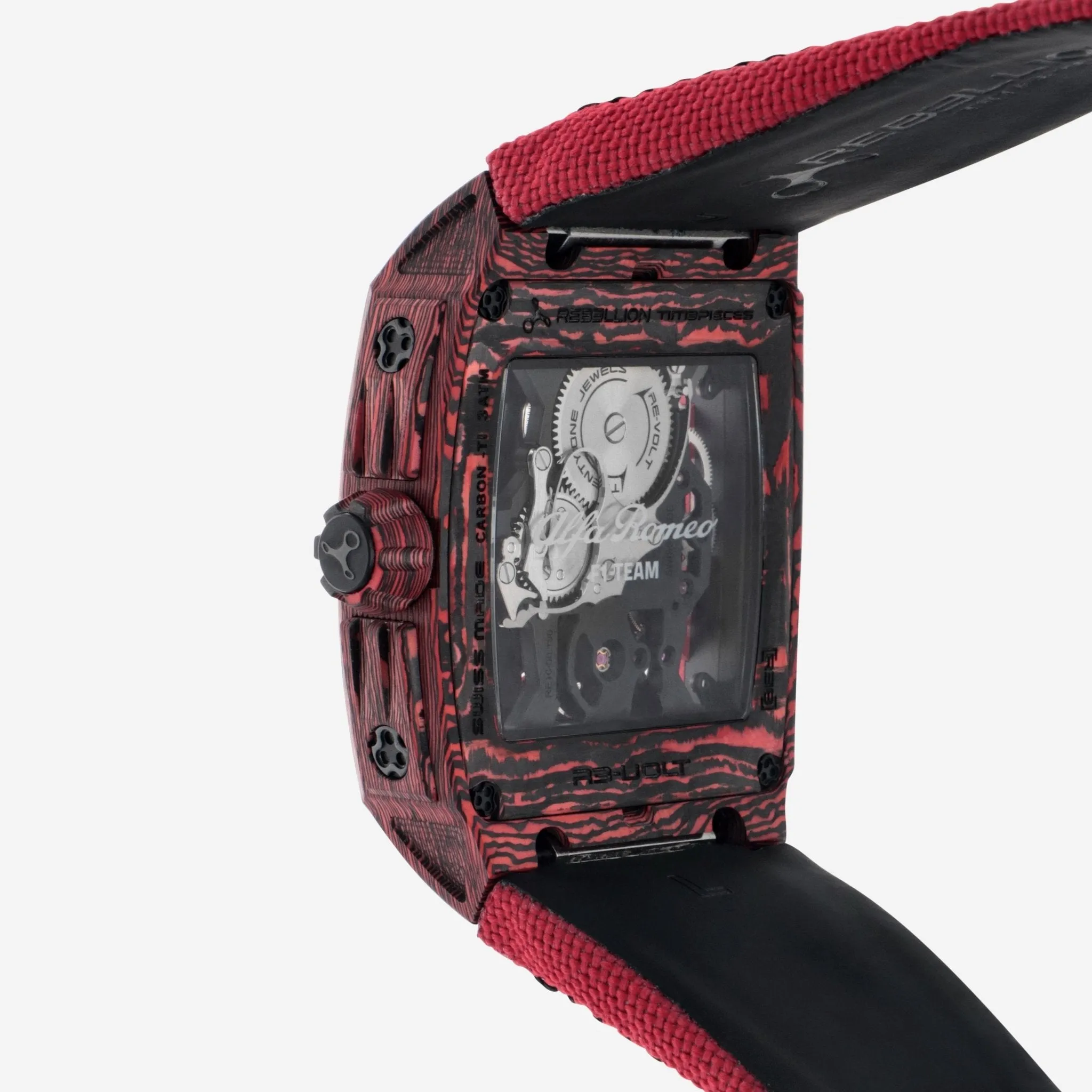 Rebellion Re-Volt Zhou Guanyu Manual Wind Men's Watch RB.REV.3H.CA.GZH