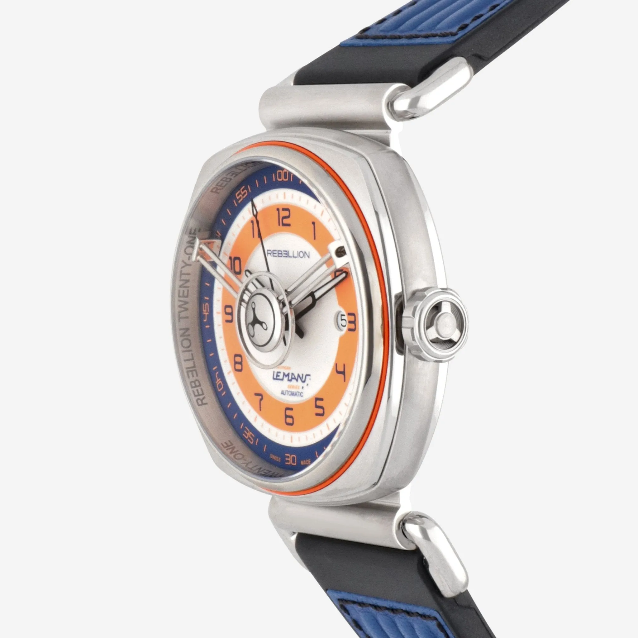Rebellion Twenty-One Le Mans Stainless Steel Automatic Men's Watch RB.21.3H.ST.ELMS
