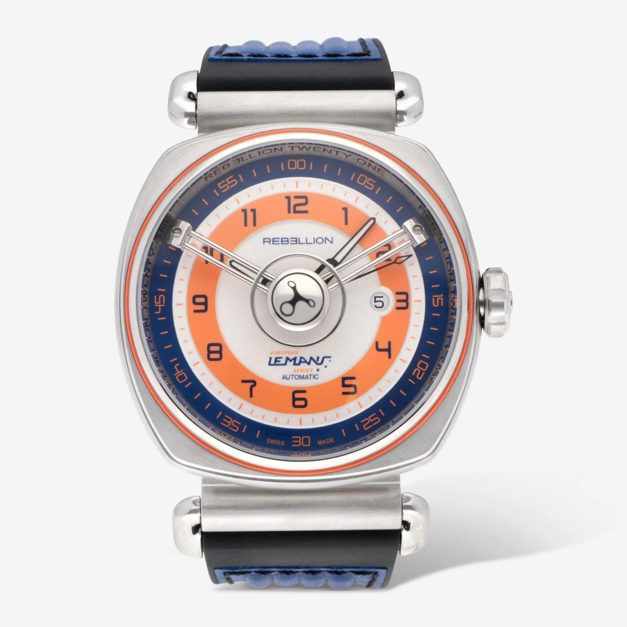 Rebellion Twenty-One Le Mans Stainless Steel Automatic Men's Watch RB.21.3H.ST.ELMS