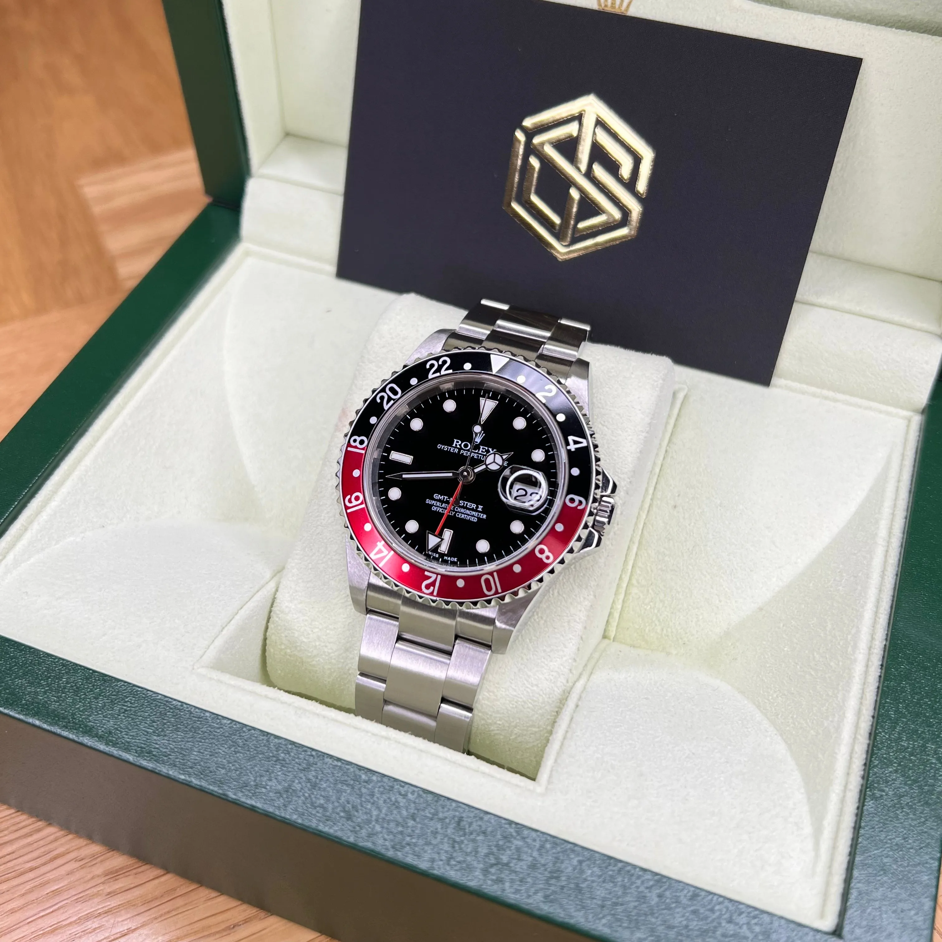 Rolex 16710 GMT-Master II 'Coke' 2006 Full Set Watch