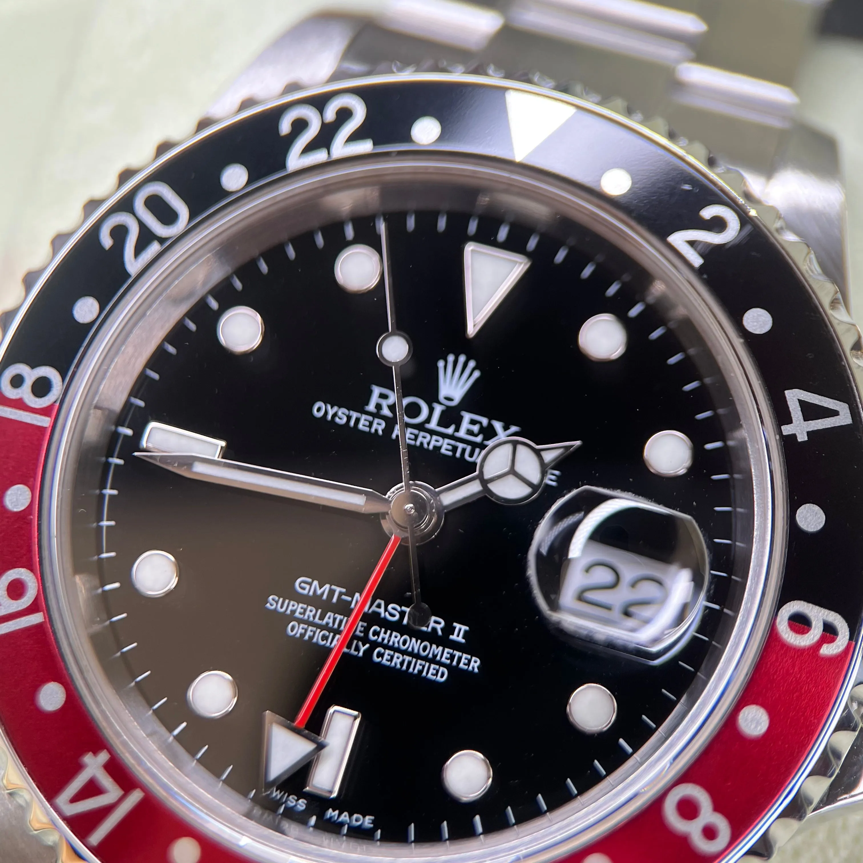 Rolex 16710 GMT-Master II 'Coke' 2006 Full Set Watch
